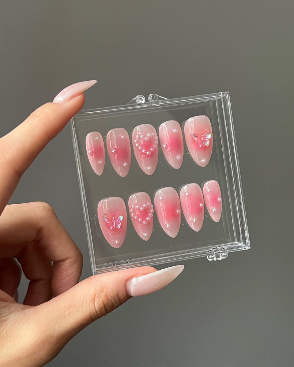 🎀Pink Aura Nails🎀