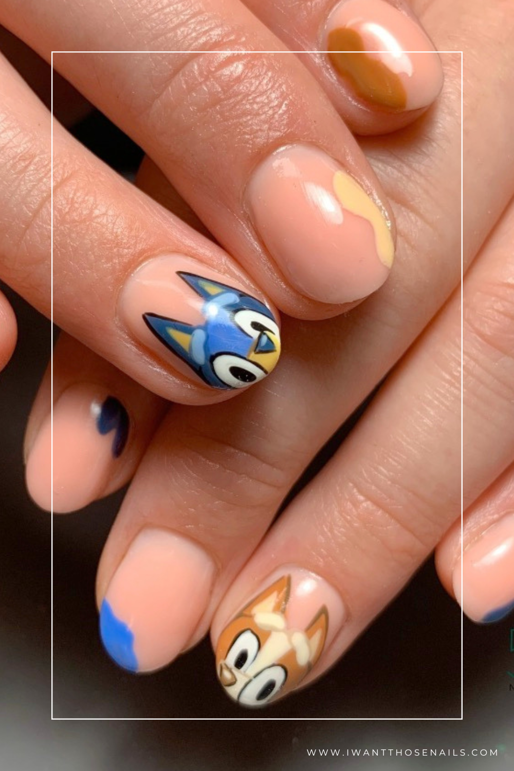 Get Playful with 30+ Bluey and Bingo-Inspired Nails That'll Make You Smile