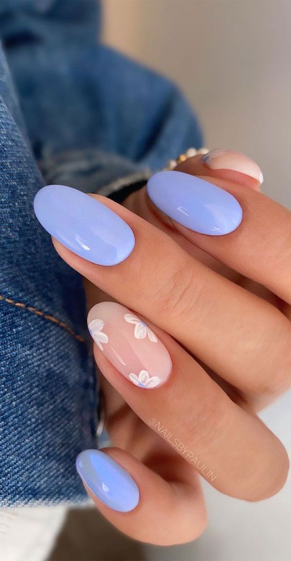 40 + Inspiring Floral Nail Design Ideas Spring  Summer Nails