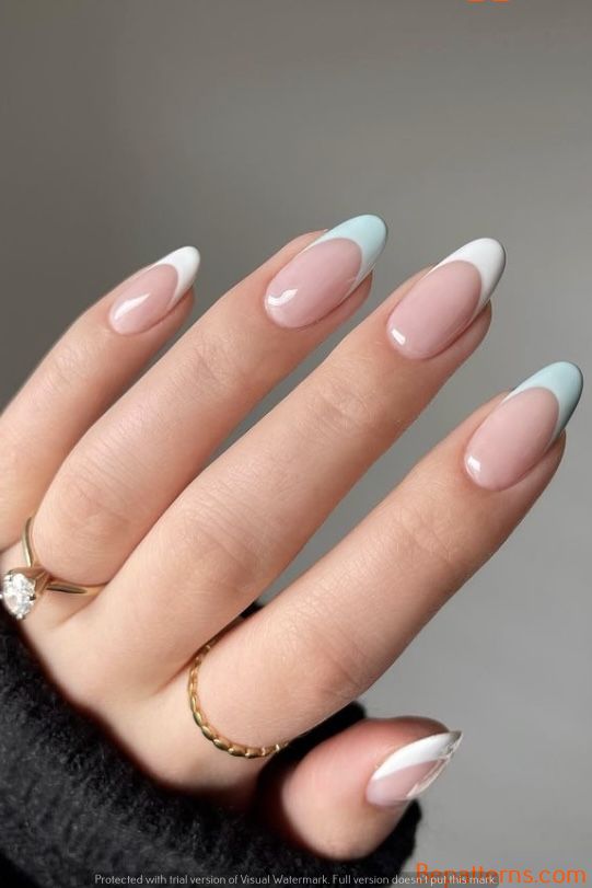 Cute january gel nails ideas