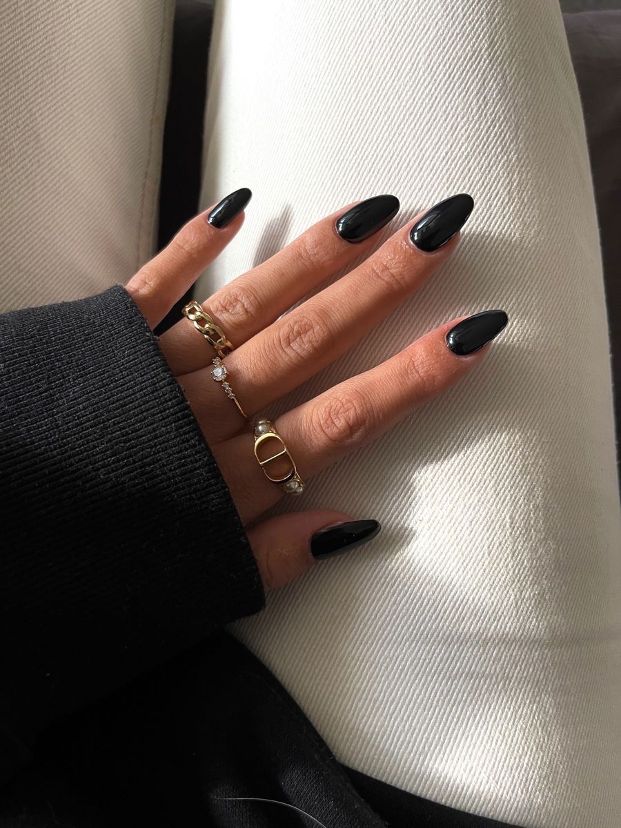 black nails