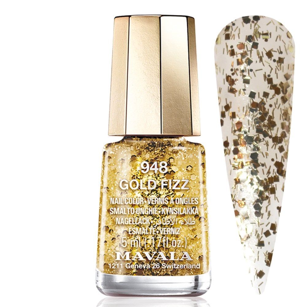 Mavala Fizzy Holiday 2023 Breathable Mini Nail Polish - Gold Fizz 5ml